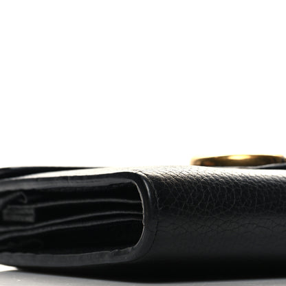 Gucci Calfskin GG Marmont Chain Wallet Black 11 of 12