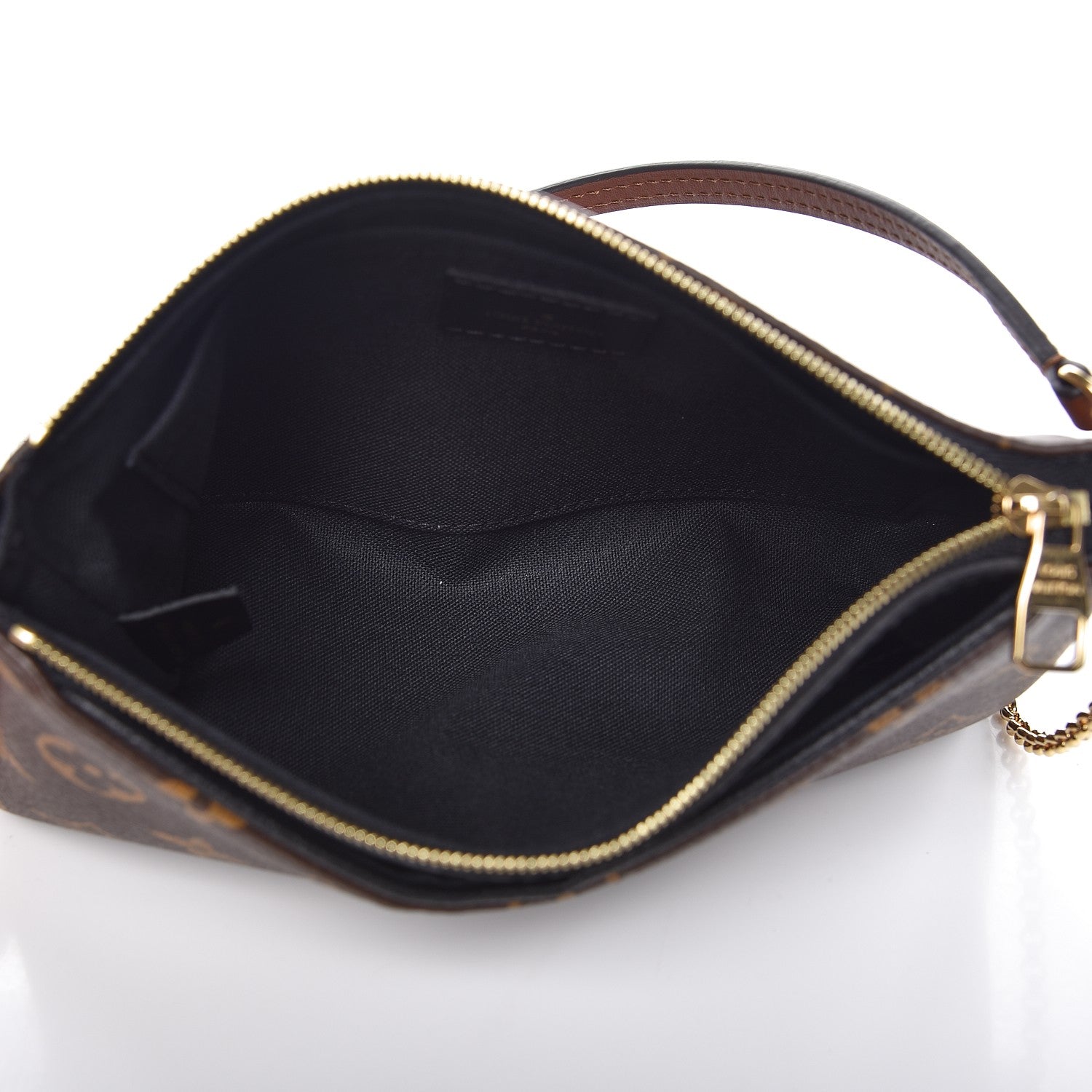 Louis Vuitton Monogram Pallas Clutch Black 6 of 15