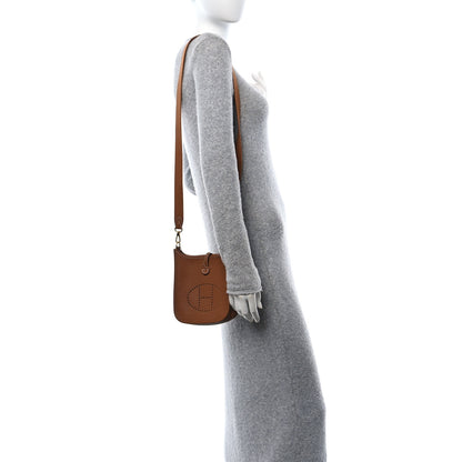 Hermes Taurillon Clemence Evelyne TPM Gold 3 of 14
