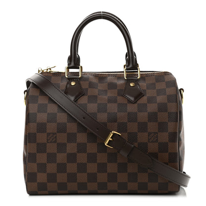 Louis Vuitton Damier Ebene Speedy Bandouliere 25 1 of 10