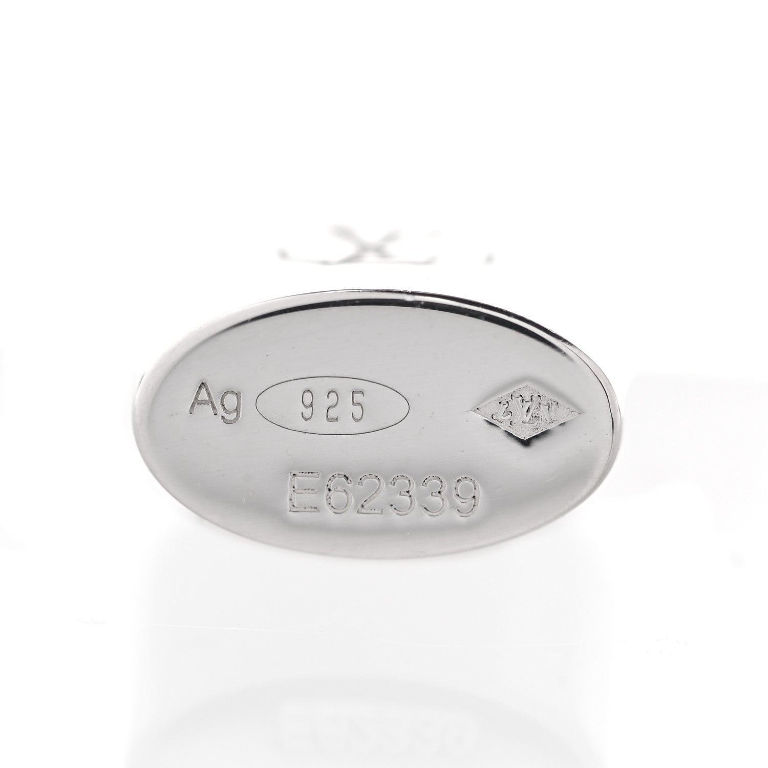 Louis Vuitton Sterling Silver Lockit Necklace 9 of 12