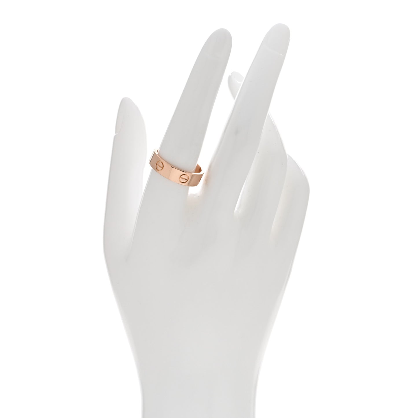 18K Pink Gold 5.5mm LOVE Ring 58 8.25