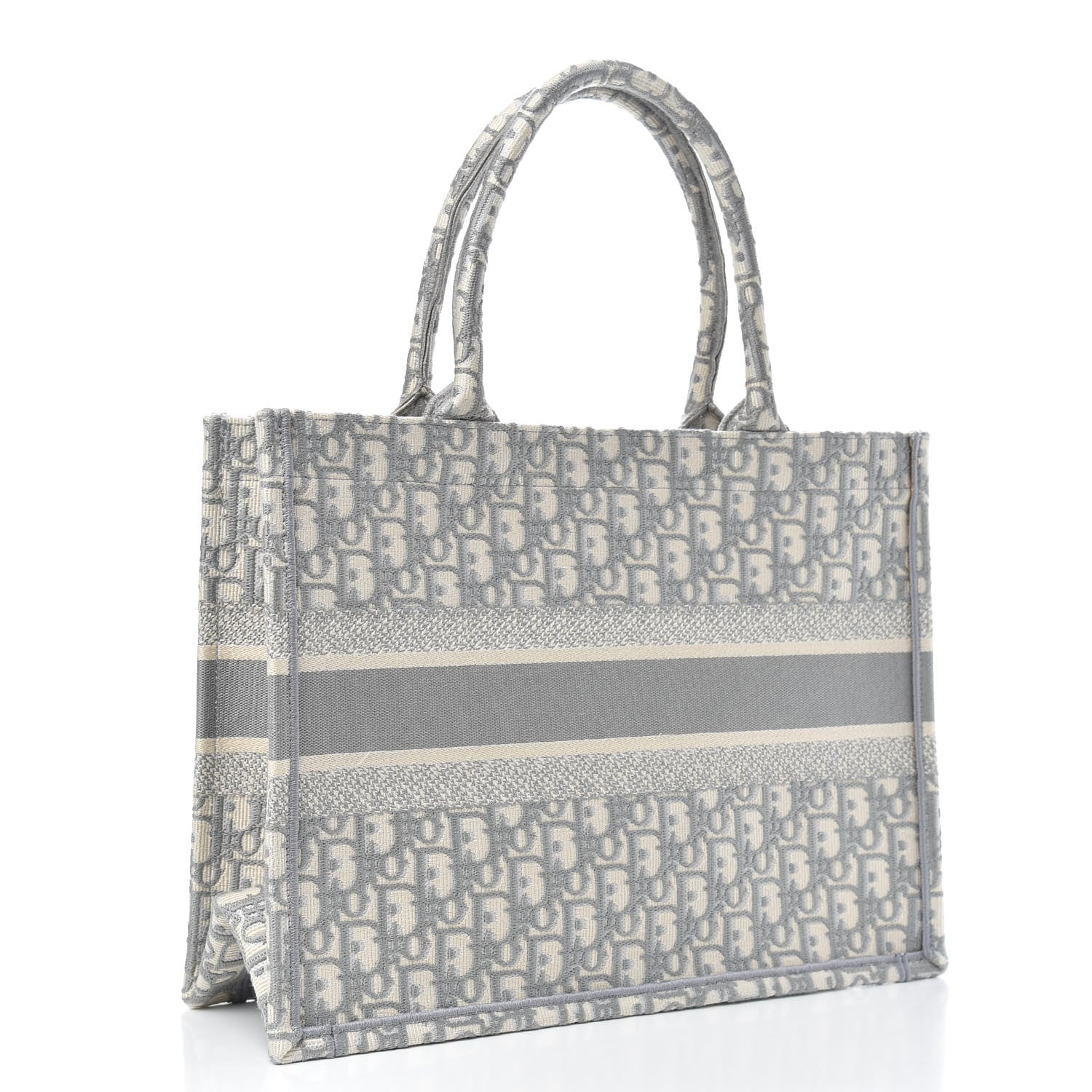 Christian Dior Oblique Medium Book Tote Grey 3 of 11