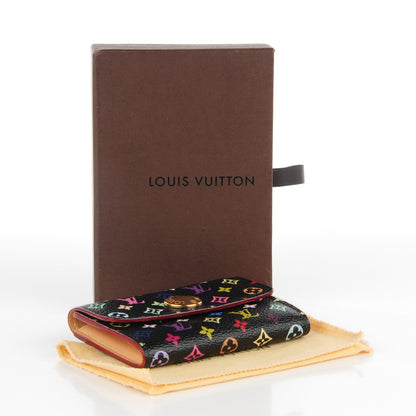 Louis Vuitton Monogram Multicolor Business Card Holder Black 4 of 7