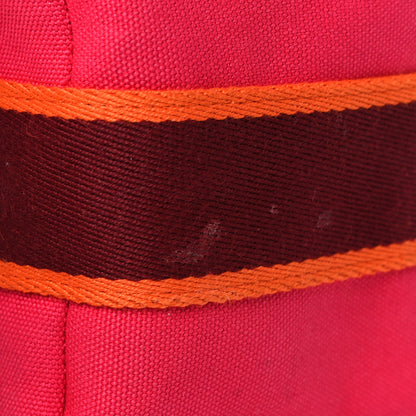 Hermes Canvas Small Bride-A-Brac Pouch Hibiscus 12 of 12