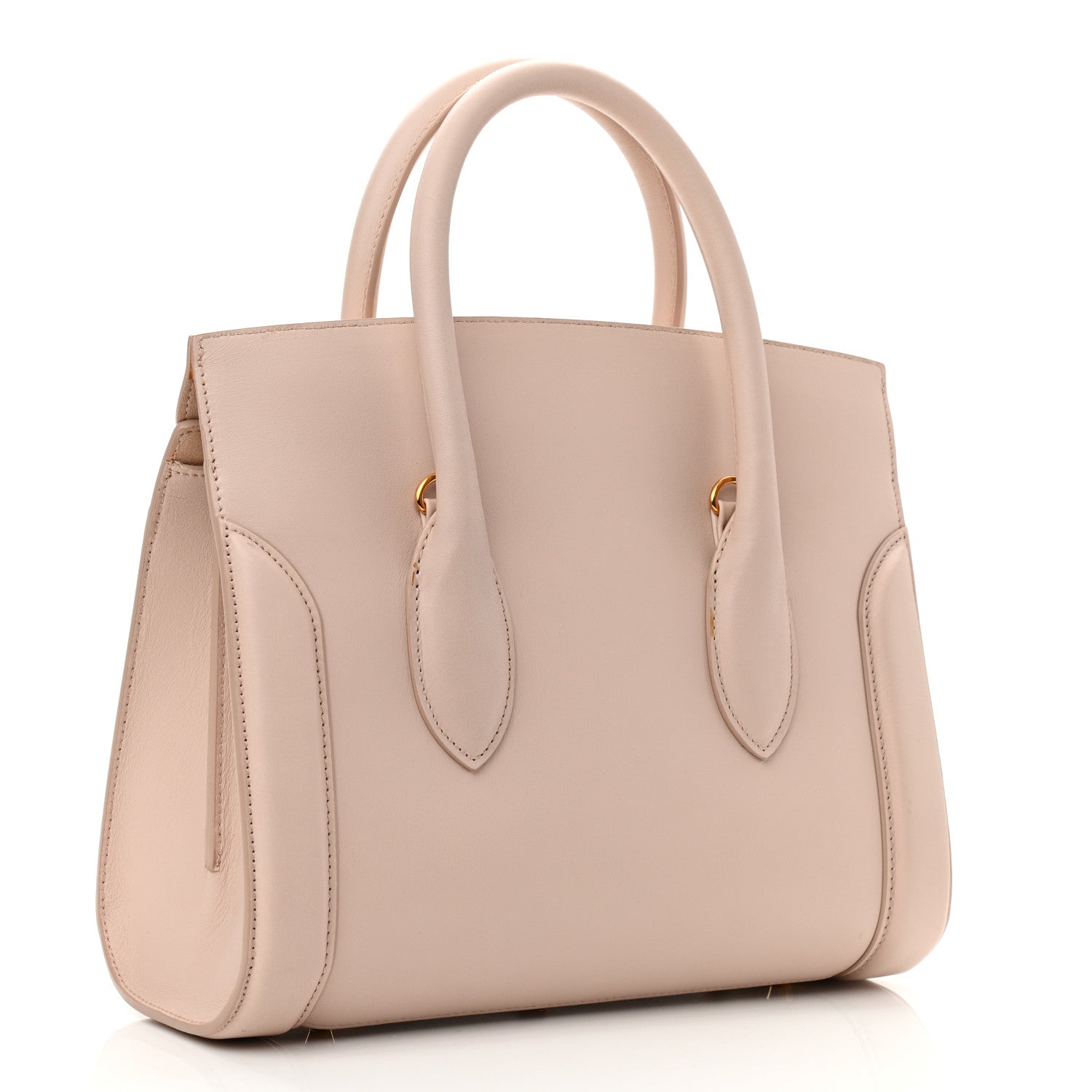 Alexander McQueen Sweet Calfskin Small Heroine 30 Nude 3 of 10