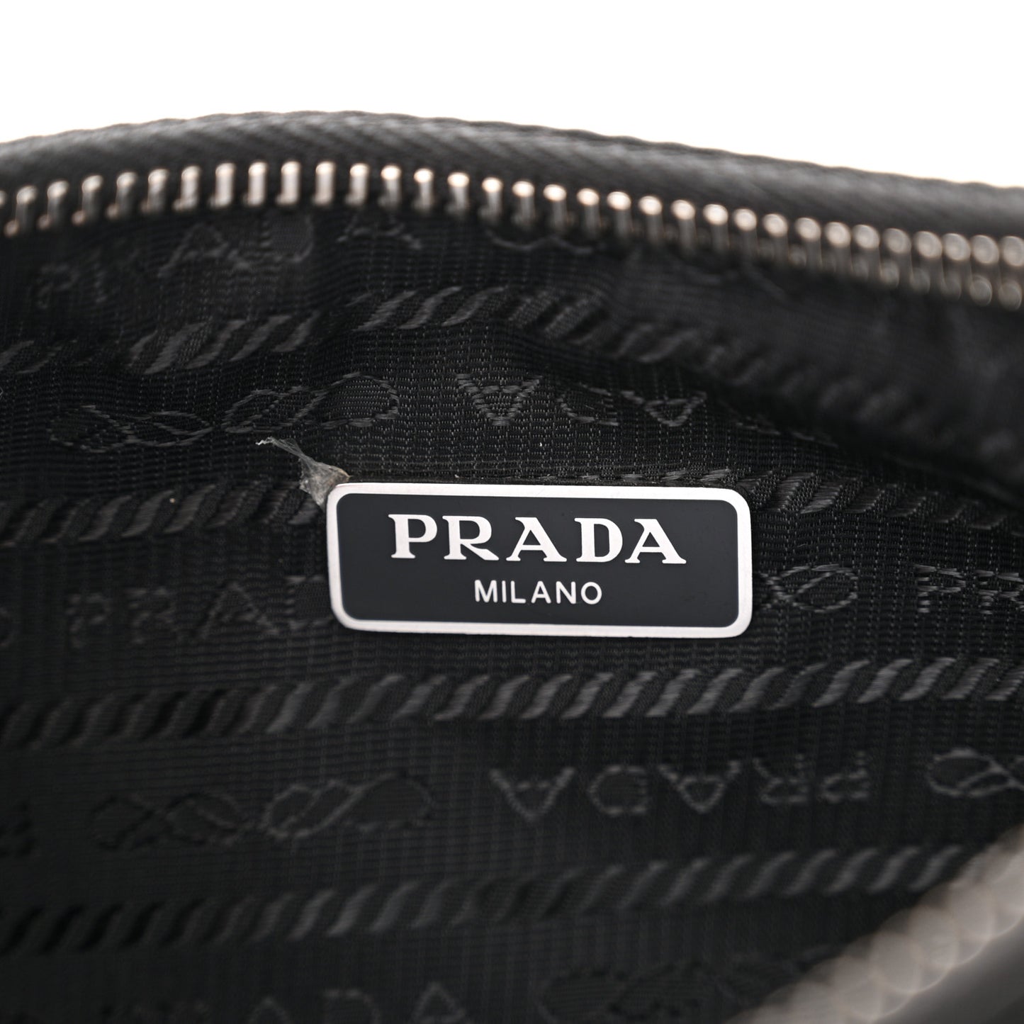 Re-Nylon Saffiano Re-Edition 2005 Shoulder Bag Black