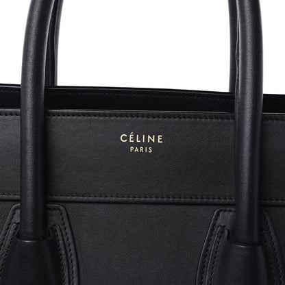 Celine Smooth Calfskin Micro Luggage Black 8 of 16