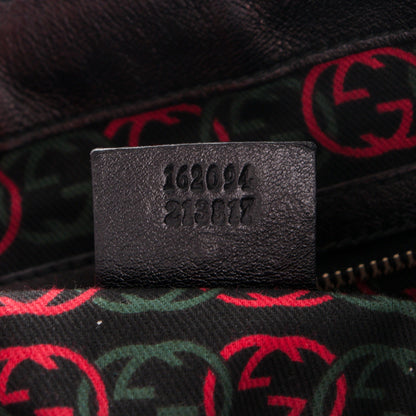 Gucci Calfskin Medium Britt Tote Black 8 of 8