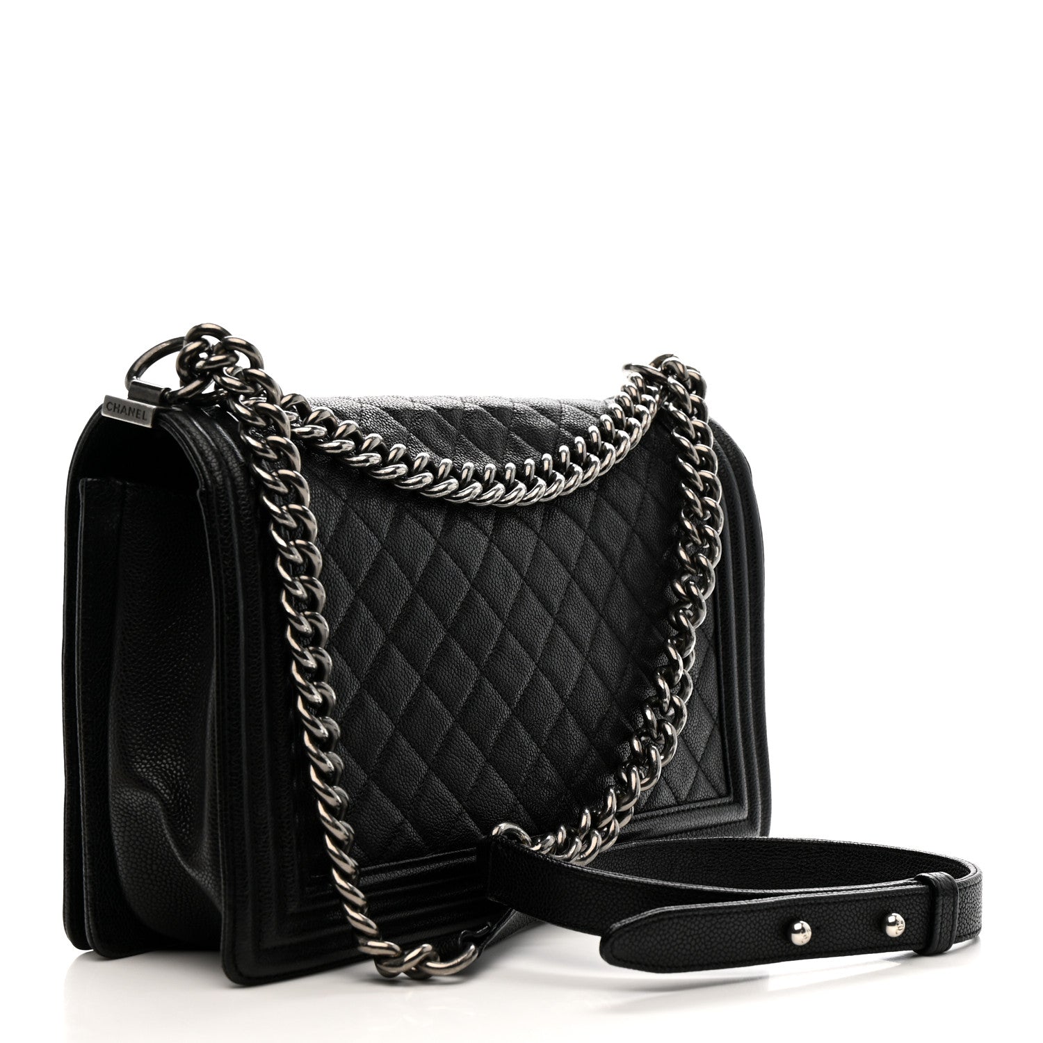 Chanel Caviar Quilted New Medium Boy Flap Black 3 of 10