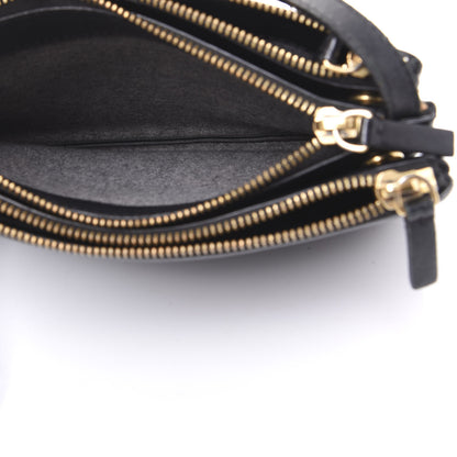 Celine Lambskin Small Trio Crossbody Bag Black 5 of 12