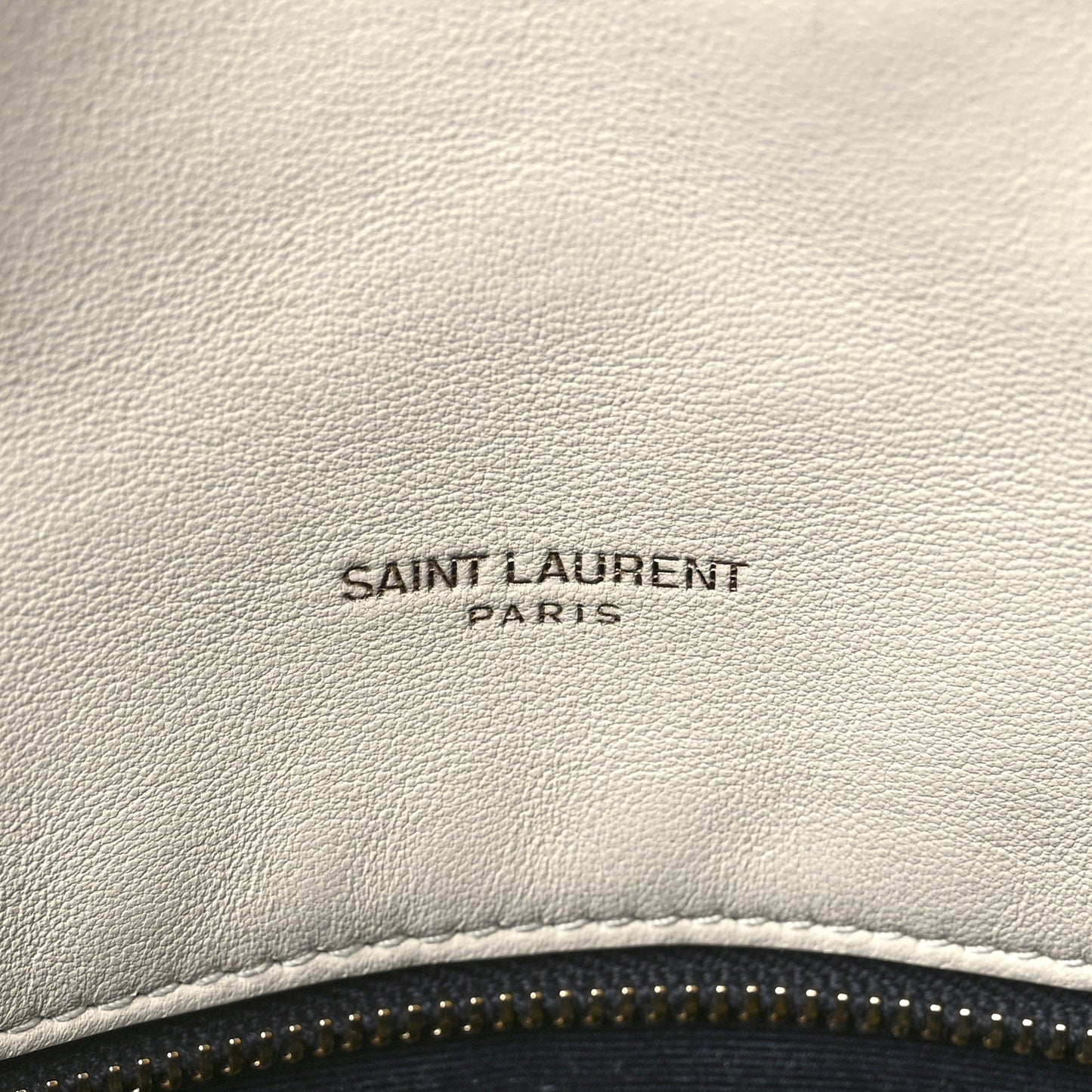 Lambskin Quilted Small Loulou Puffer Monogram Chain Satchel Blanc Vintage