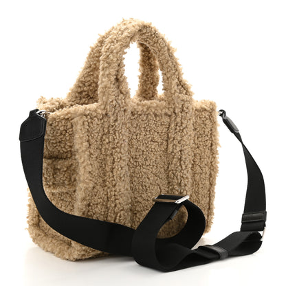Marc Jacobs Polyester Cotton Mini The Teddy Traveler Tote Bag Beige 3 of 9