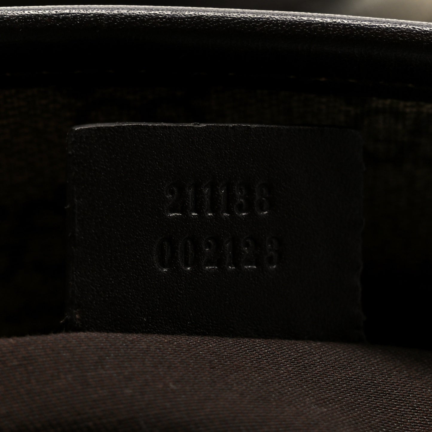 GG Supreme Monogram Small Joy Tote Dark Brown