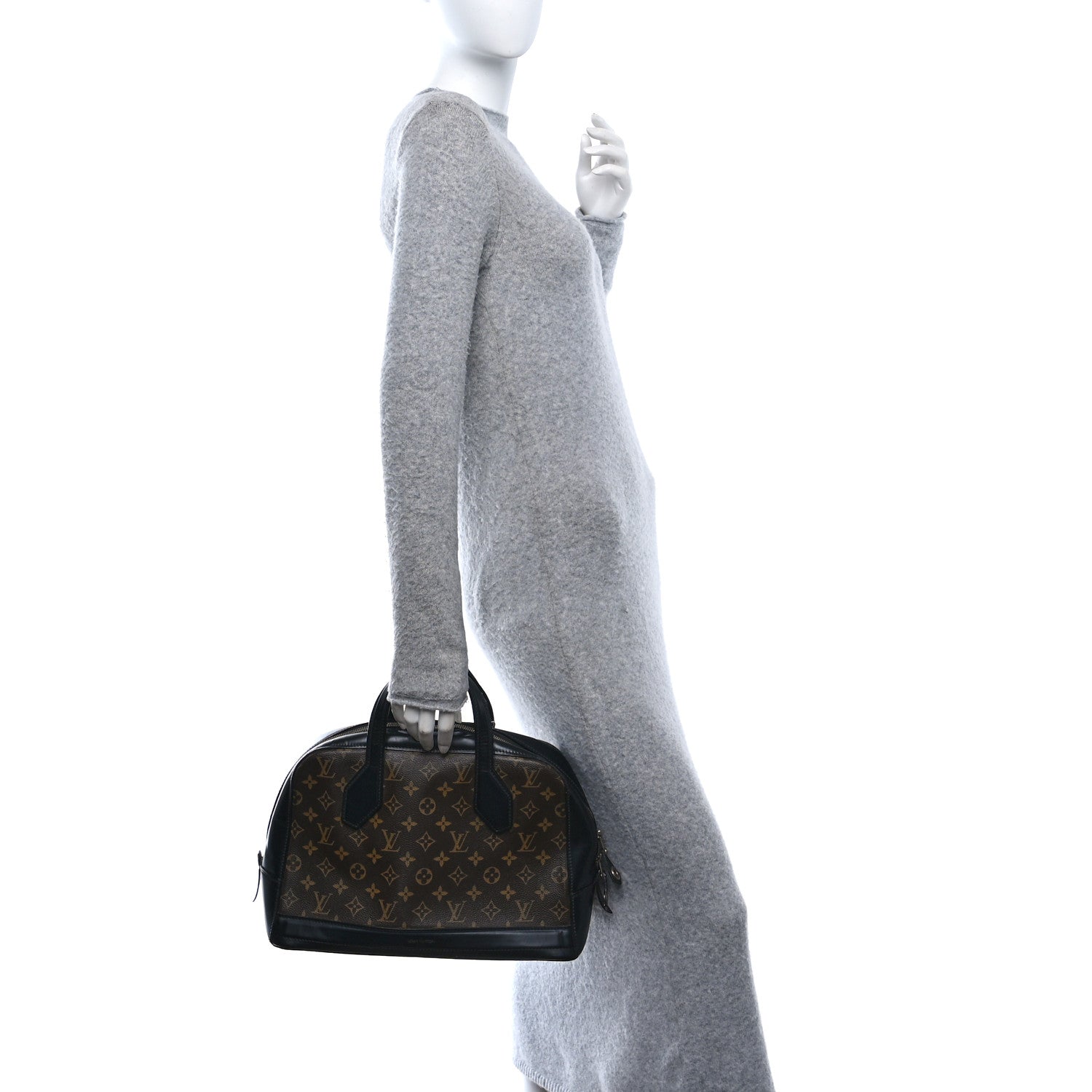 Louis Vuitton Monogram Dora MM Black 2 of 10