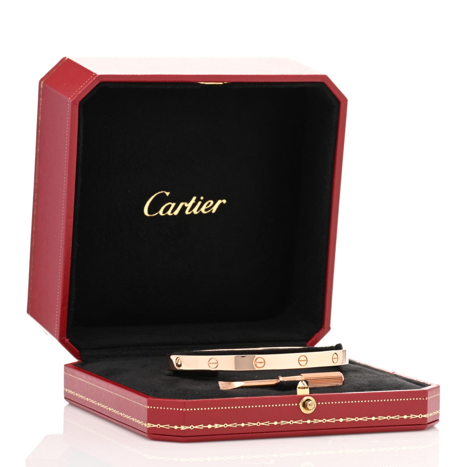 Cartier 18K Pink Gold LOVE Bracelet 21 5 of 5
