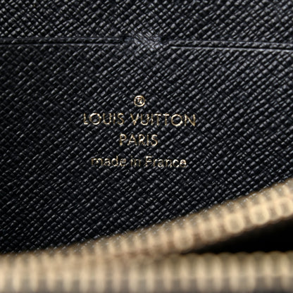 Louis Vuitton Calfskin Colored Monogram Zippy Wallet Blue Black 6 of 7