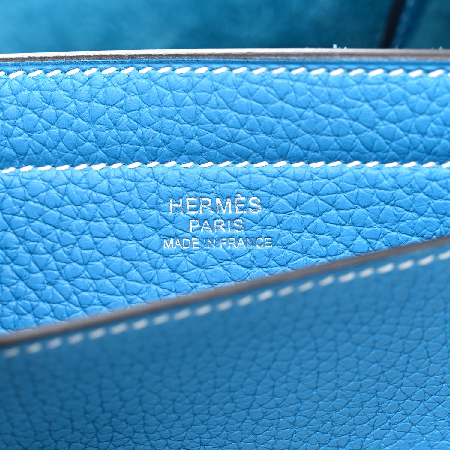 Hermes Taurillon Clemence Cabasellier 31 Bleu Frida 6 of 9