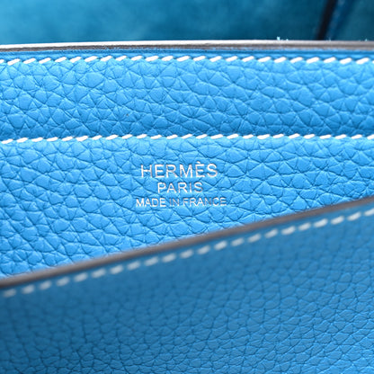 Hermes Taurillon Clemence Cabasellier 31 Bleu Frida 6 of 9