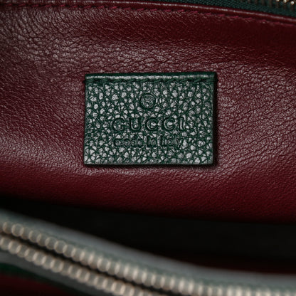 Gucci Grainy Calfskin Medium Zumi Top Handle Bag Vintage Green 7 of 11