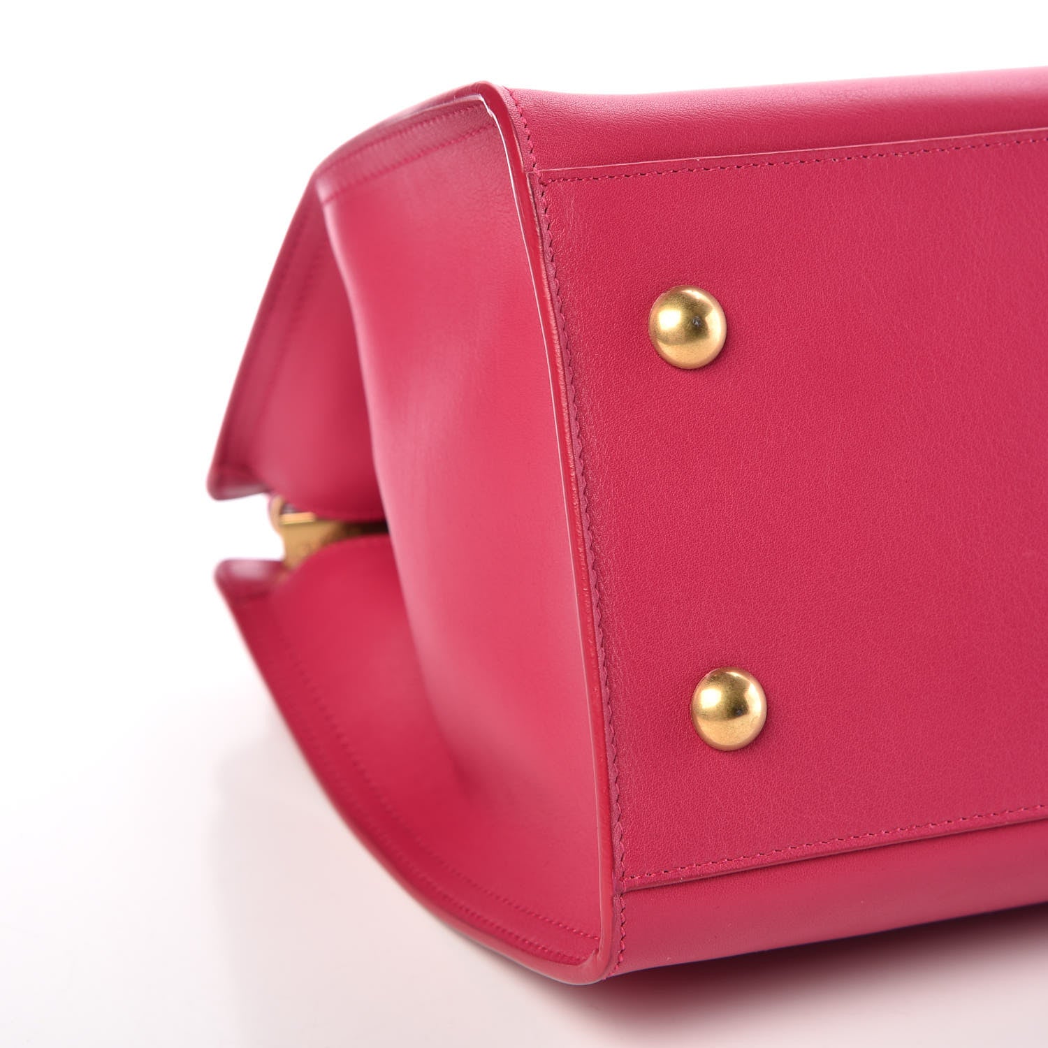 Saint Laurent Calfskin Small Classic Y Cabas Fuchsia 5 of 14
