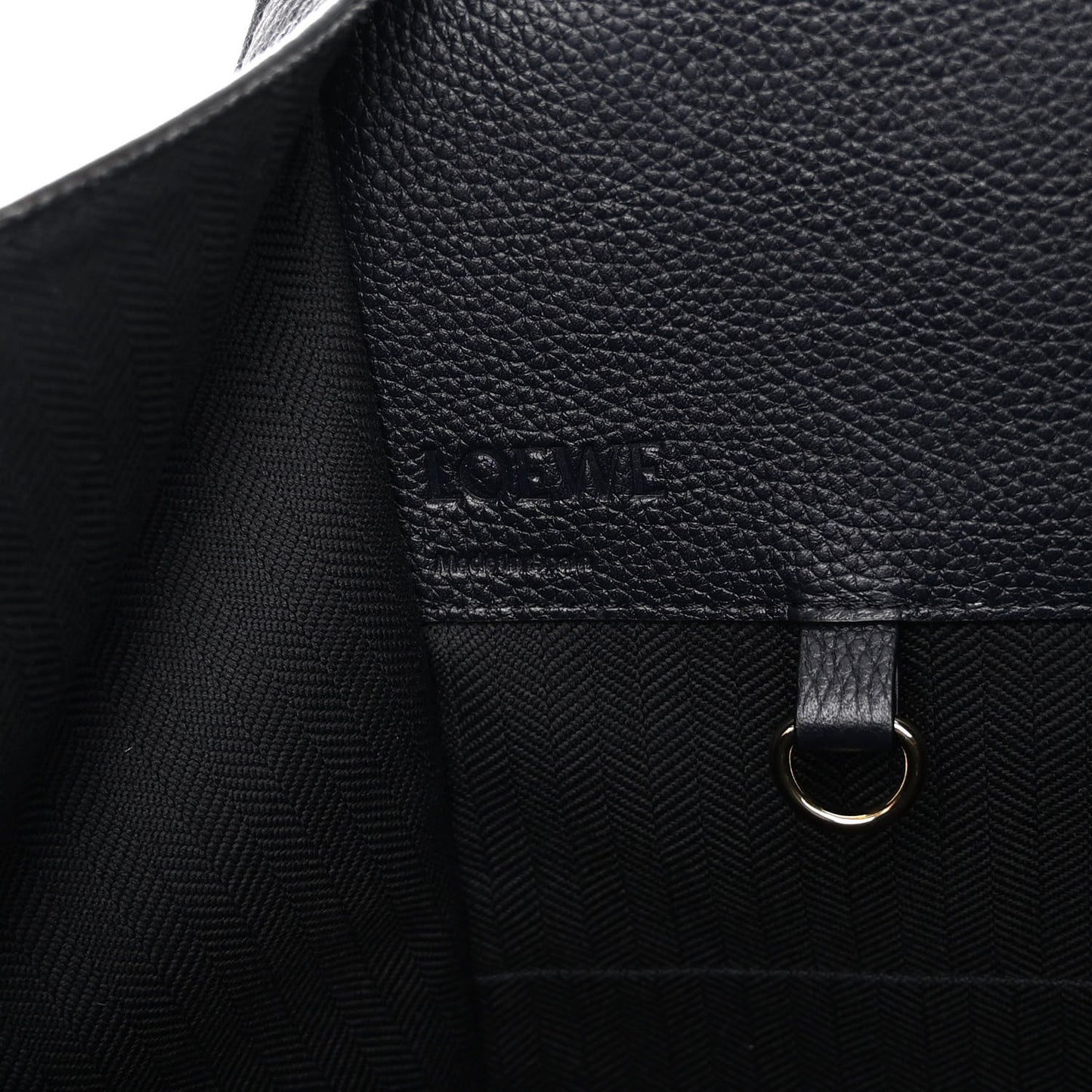 Calfskin Small Hammock Shoulder Bag Midnight Blue Black