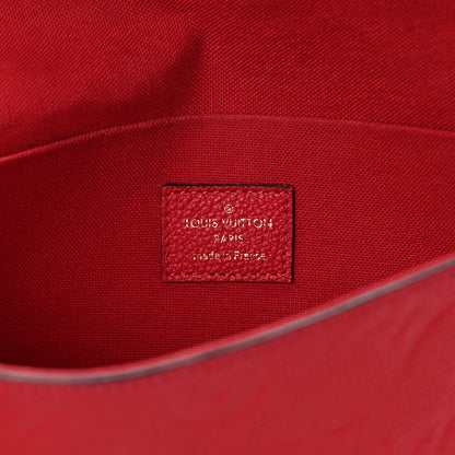 Louis Vuitton Empreinte Pochette Felicie Chain Wallet Cherry 6 of 9