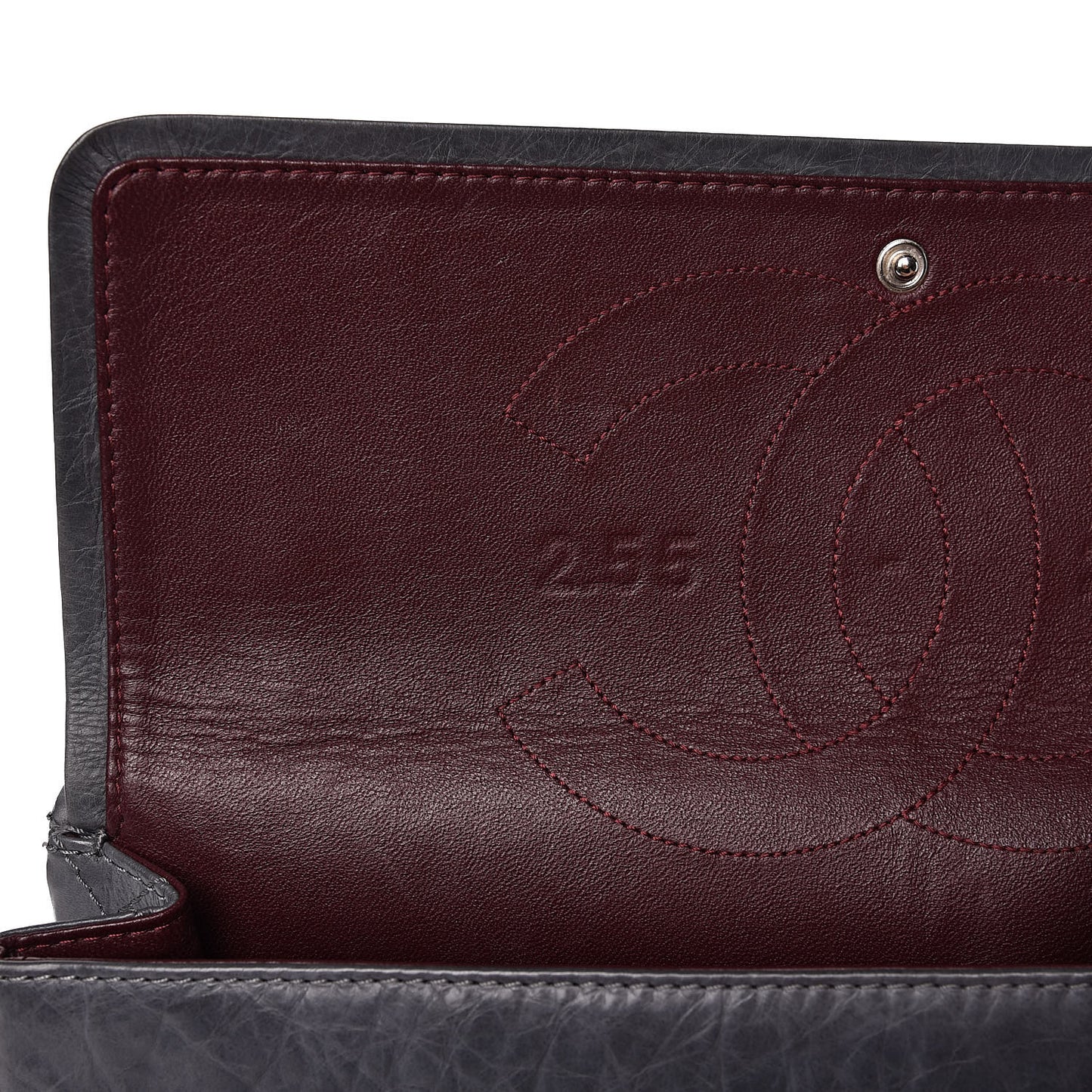 Aged Calfskin Quilted 50th Anniversary 2.55 Reissue 227 Flap Grey