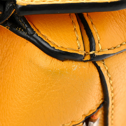 Loewe Grained Calfskin Small Puzzle Bag Narcisus Yellow 18 of 18
