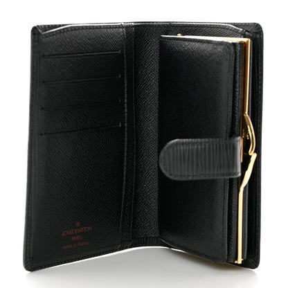 Louis Vuitton Epi French Purse Wallet Black 5 of 7