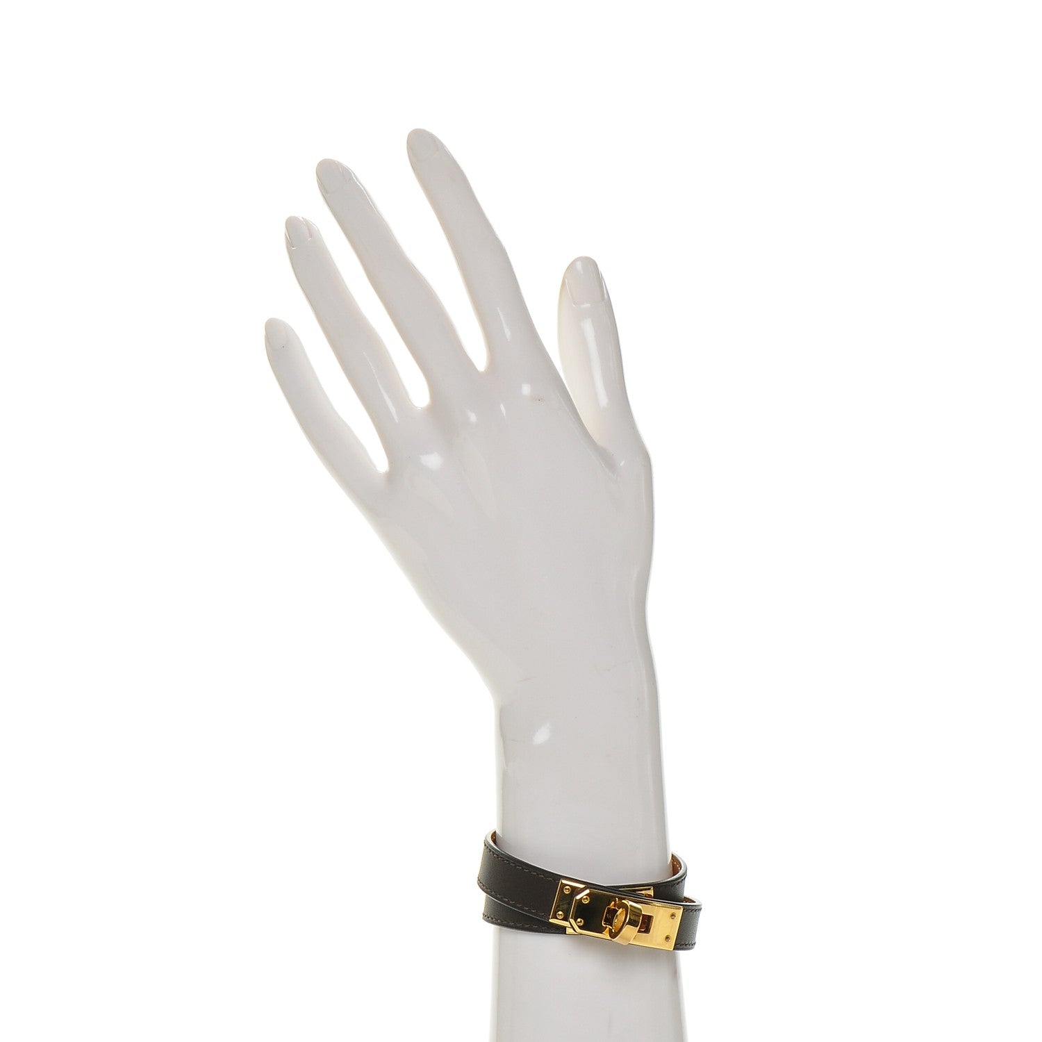 Hermes Swift Kelly Double Tour Bracelet S Chocolate 2 of 9