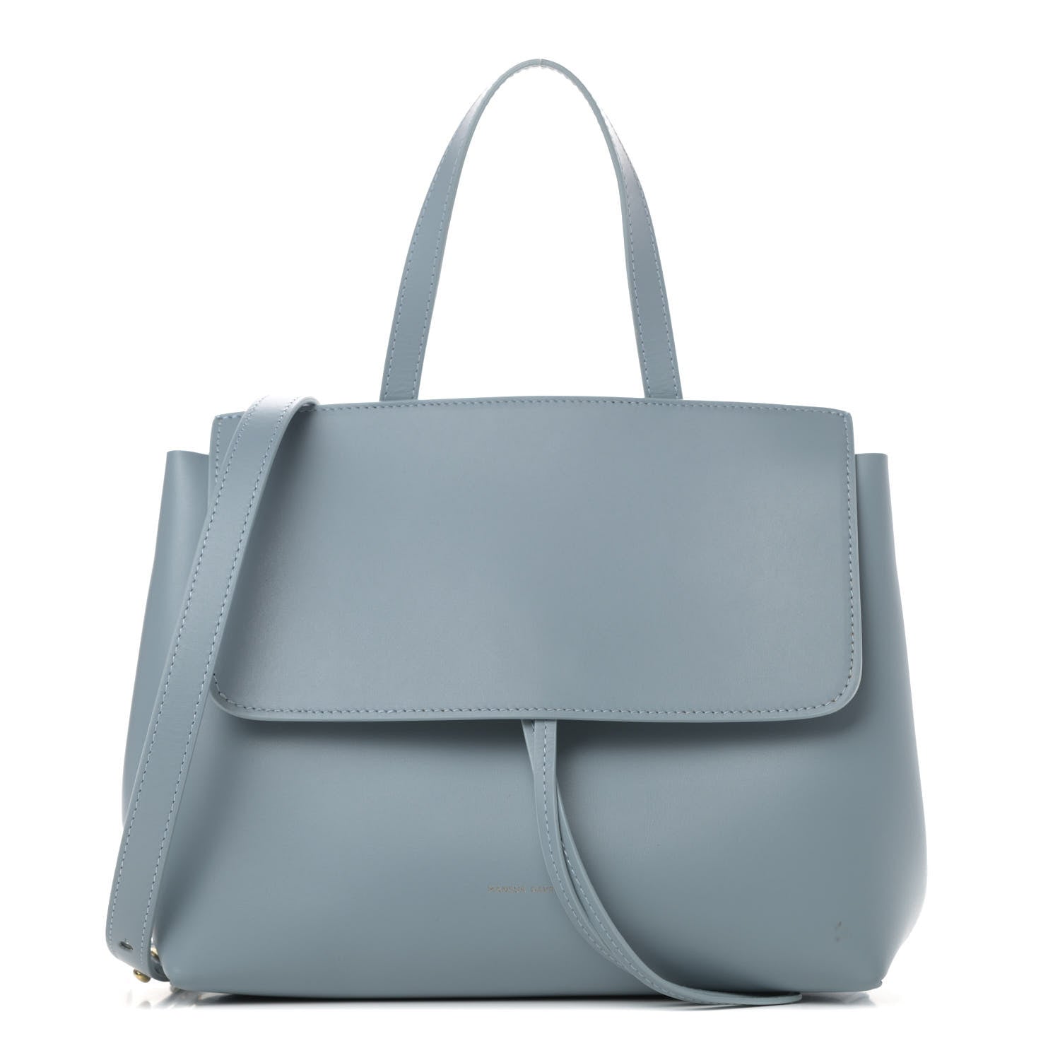 Mansur Gavriel Calfskin Mini Lady Bag Grey Blue 1 of 5