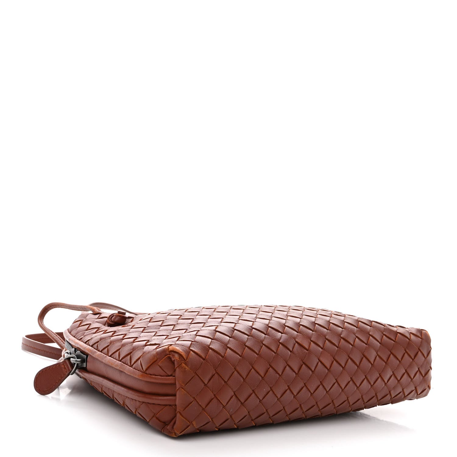 Bottega Veneta Nappa Intrecciato Nodini Crossbody Messenger Canyon 4 of 10