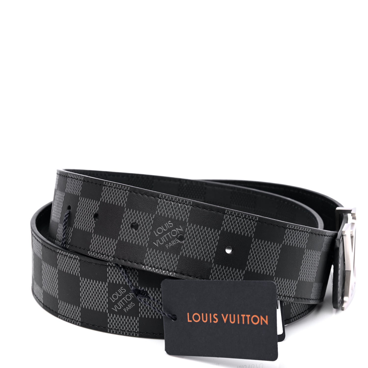 Louis Vuitton Damier Infini 40mm LV Initiales Belt 90 36 Black 3 of 5