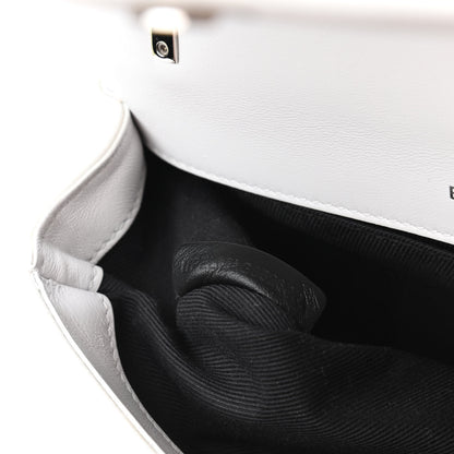 Burberry Patent Quilted Horseferry Print Small Lola Bag White 9 of 10