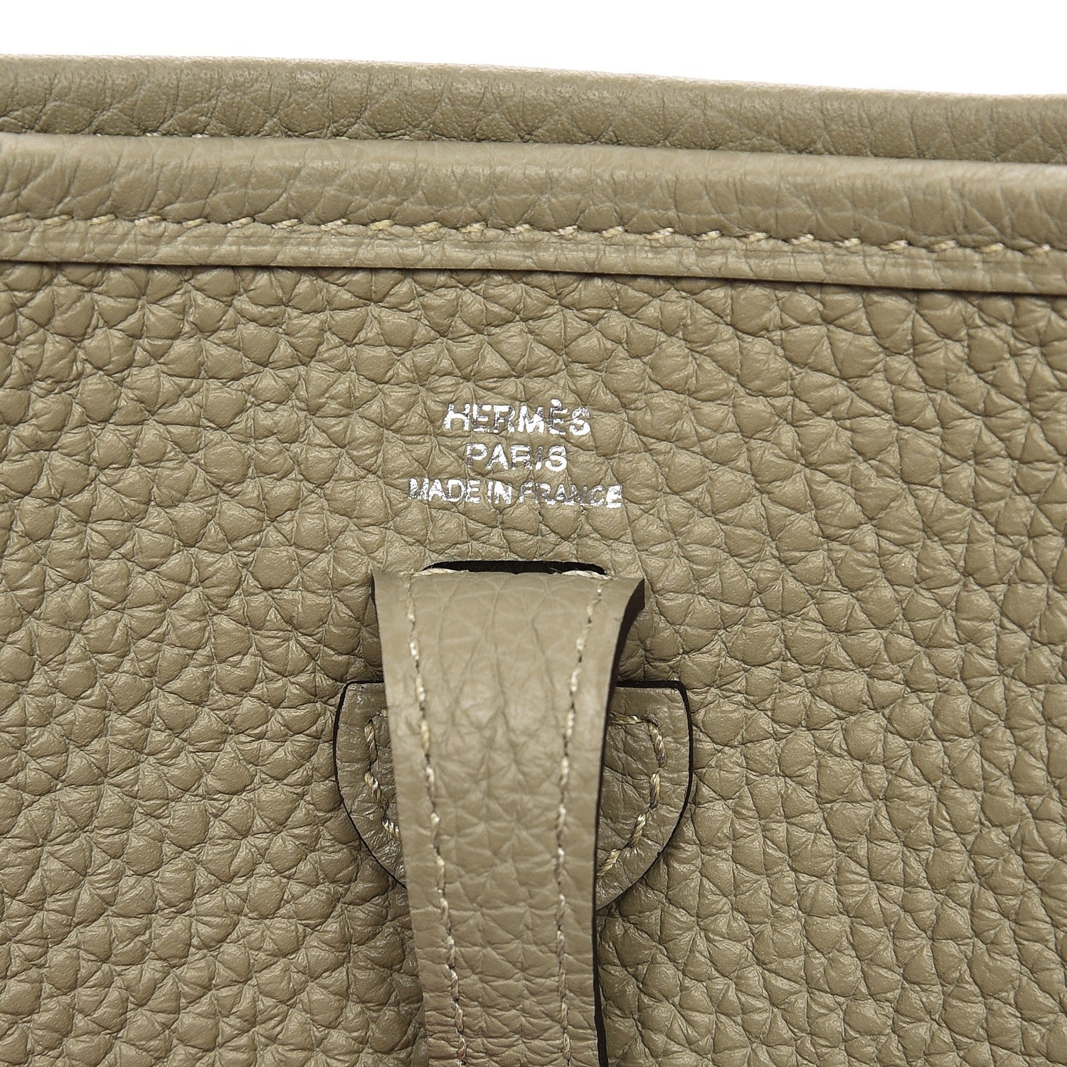 Hermes Taurillon Clemence Amazone Evelyne TPM Sauge 6 of 9