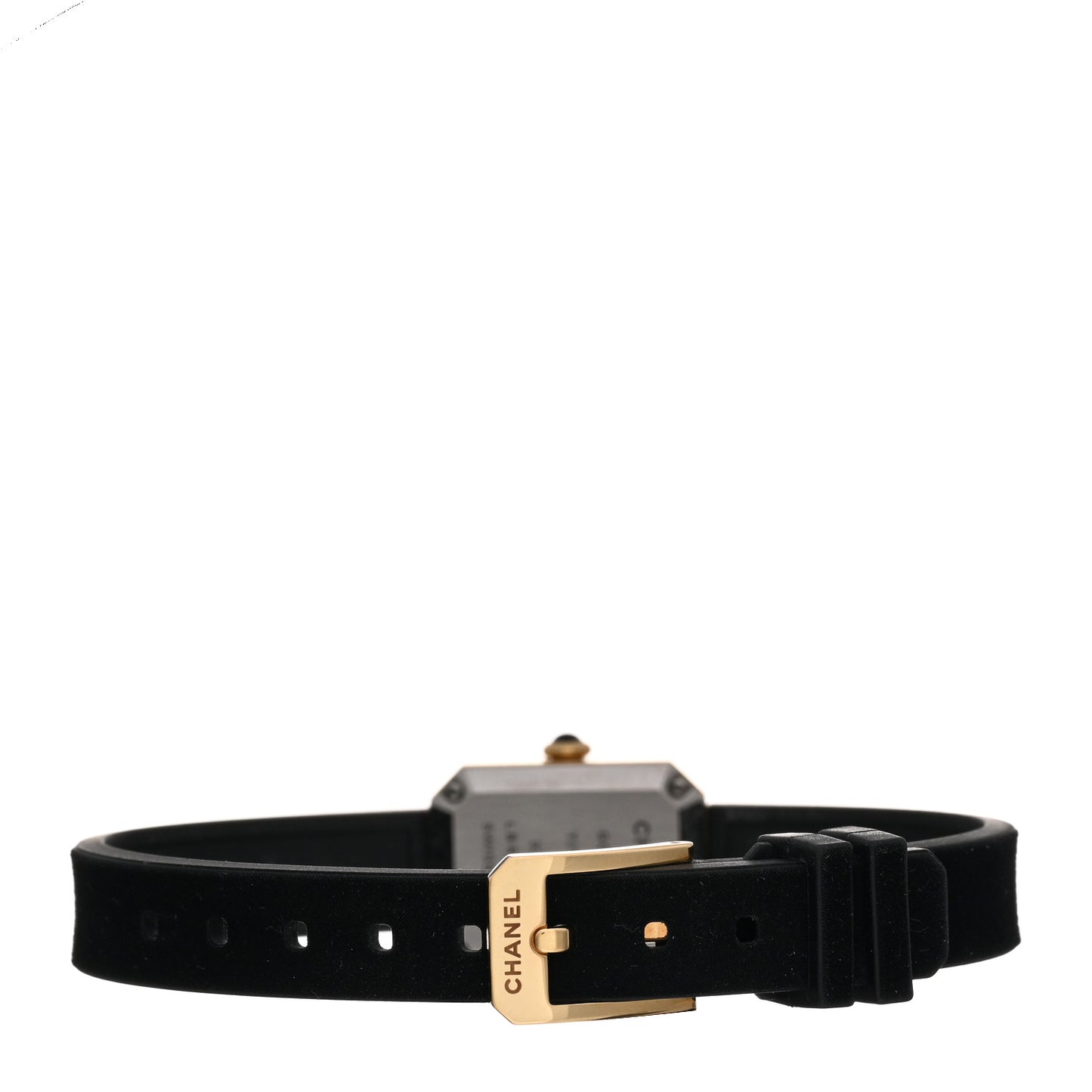 18K Yellow Gold Titanium Rubber 20mm Premiere Ribbon Quartz Watch