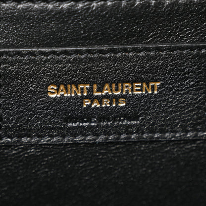 Saint Laurent Smooth Calfskin Manhattan Shoulder Bag Black 6 of 11