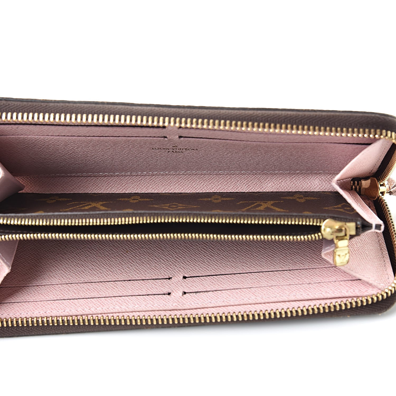 Louis Vuitton Monogram Clemence Wallet Rose Ballerine 5 of 15