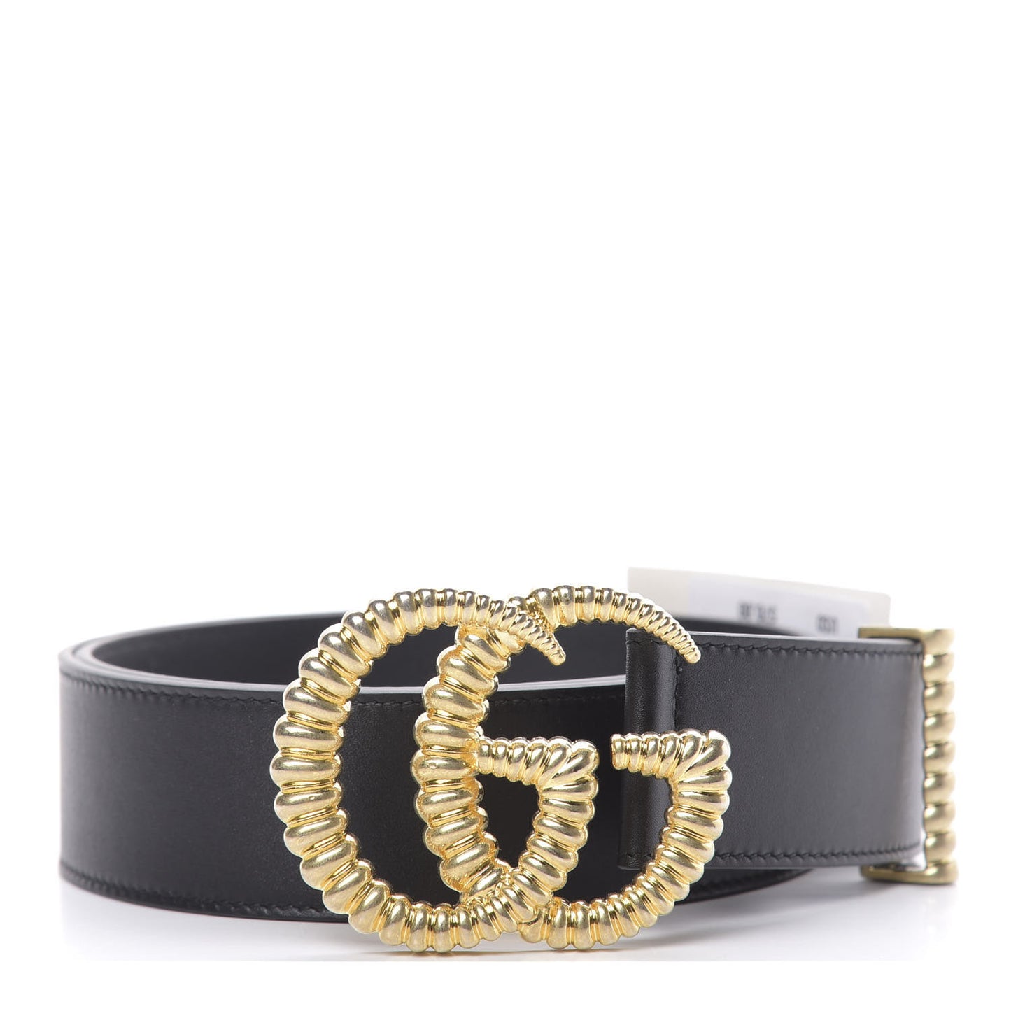 Moon Calfskin Torchon Double G 40mm Belt 85 34 Black