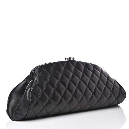 Chanel Lambskin Quilted Timeless Clutch Black 3 of 11