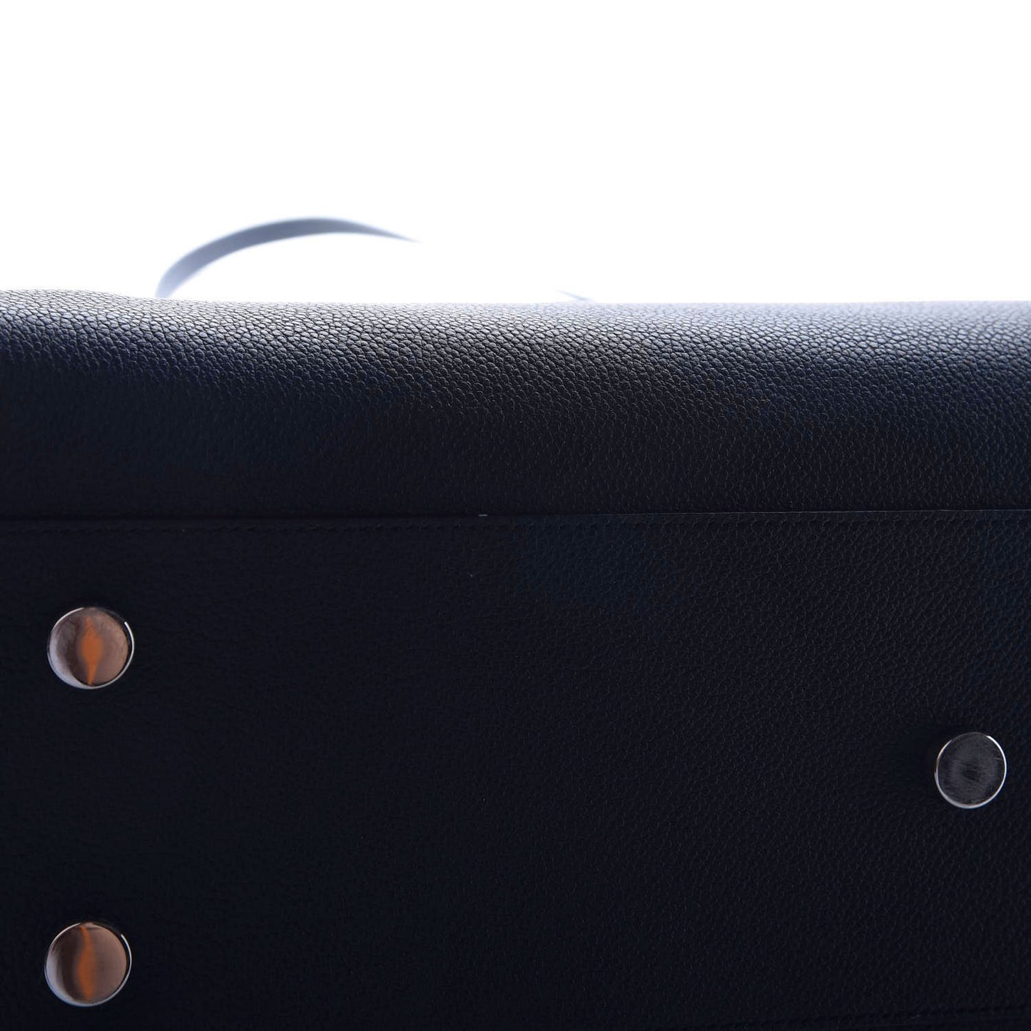 Calfskin Medium Rive Gauche Cabas Navy Blue