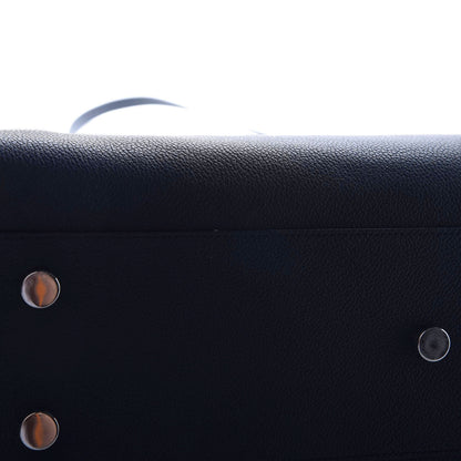 Saint Laurent Calfskin Medium Rive Gauche Cabas Navy Blue 6 of 12