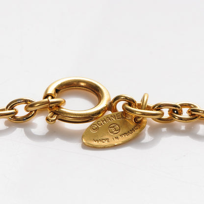 Chanel Sunburst Cutout CC Necklace Gold 4 of 4