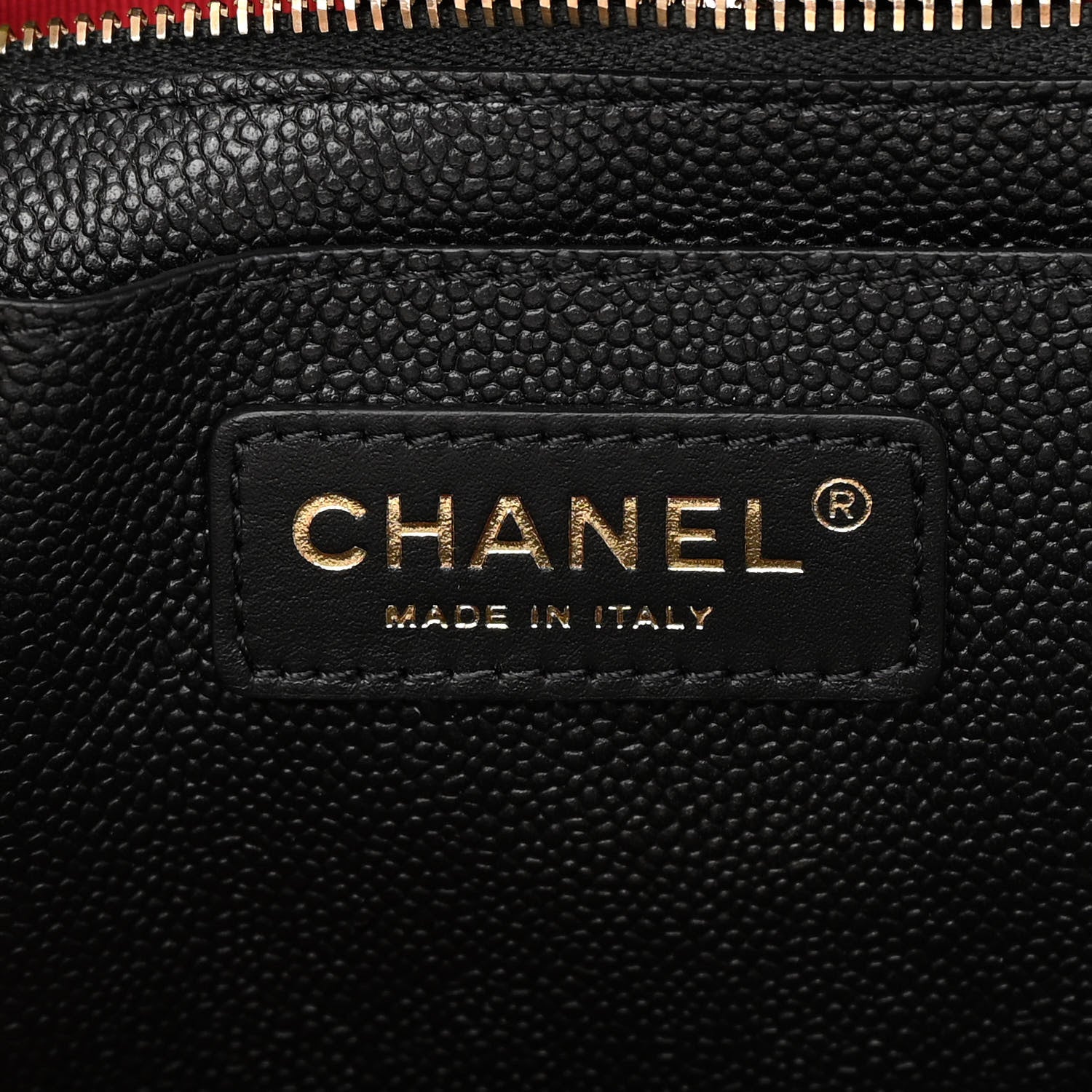 Chanel Caviar Quilted Small Shopping Tote Black 6 of 12