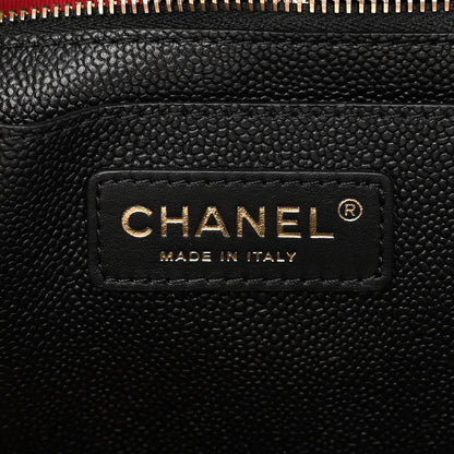 Chanel Caviar Quilted Small Shopping Tote Black 6 of 12