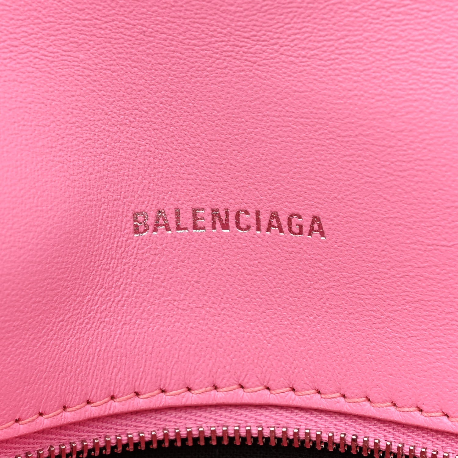 Balenciaga Faux Fur Small Downtown Shoulder Bag Pink 6 of 12