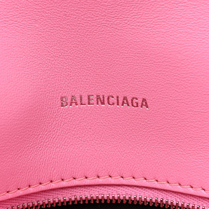 Balenciaga Faux Fur Small Downtown Shoulder Bag Pink 6 of 12