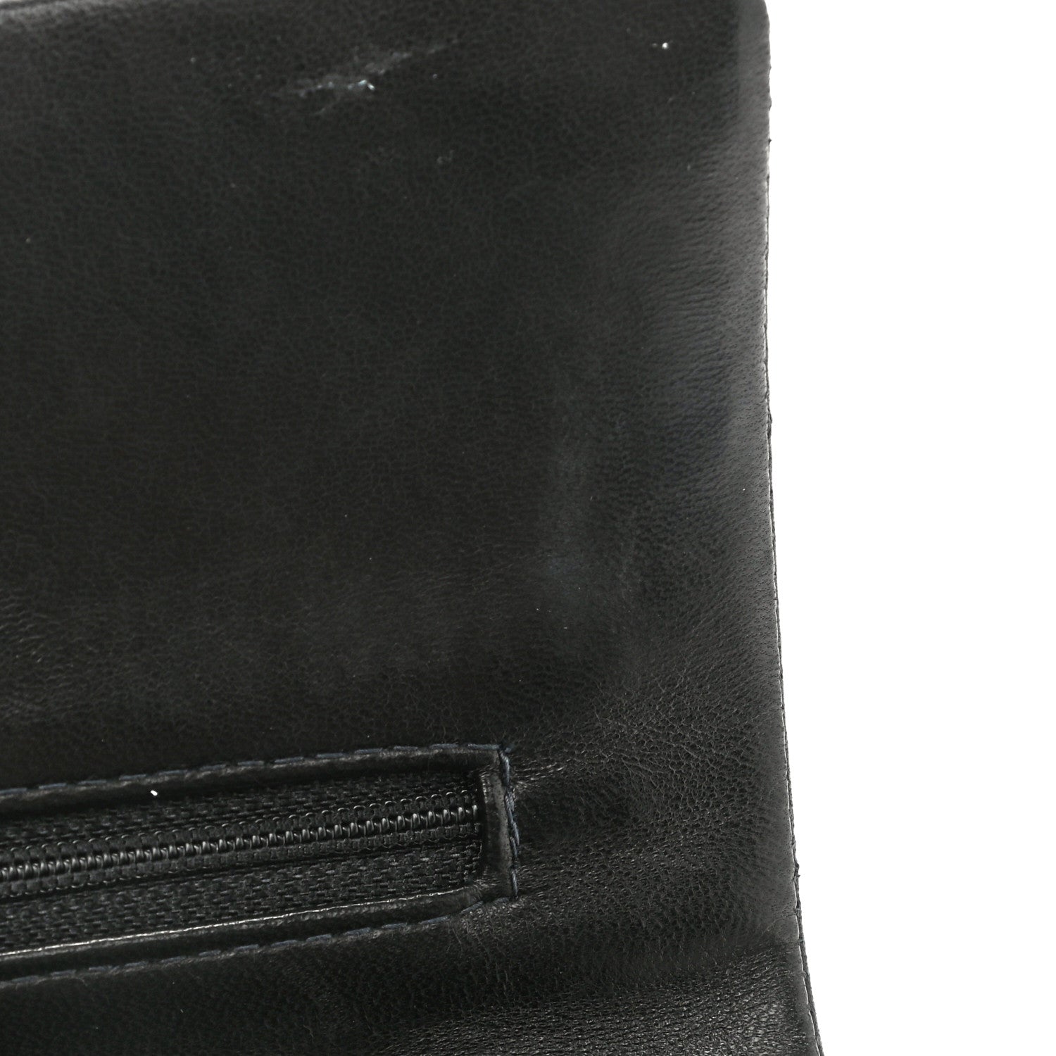 Chanel Lambskin Quilted Medium Double Flap Black 14 of 16