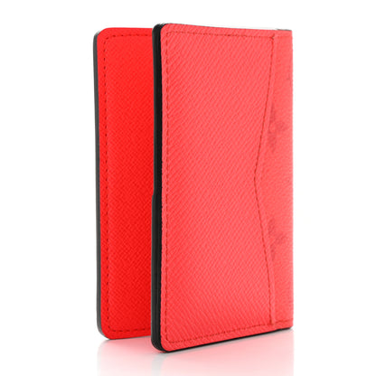 Louis Vuitton Taigarama Pocket Organizer NM Fire Red 3 of 11